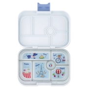 Yumbox Yumbox Original 6 compartimenten Hazy Grey Superhandige brooddoos met 6 compartimenten
